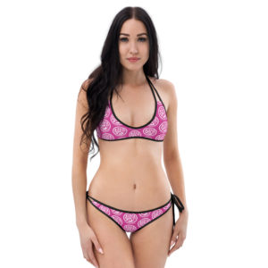 Bikini Adventure Girls™ mod. trama logo – stampa completa